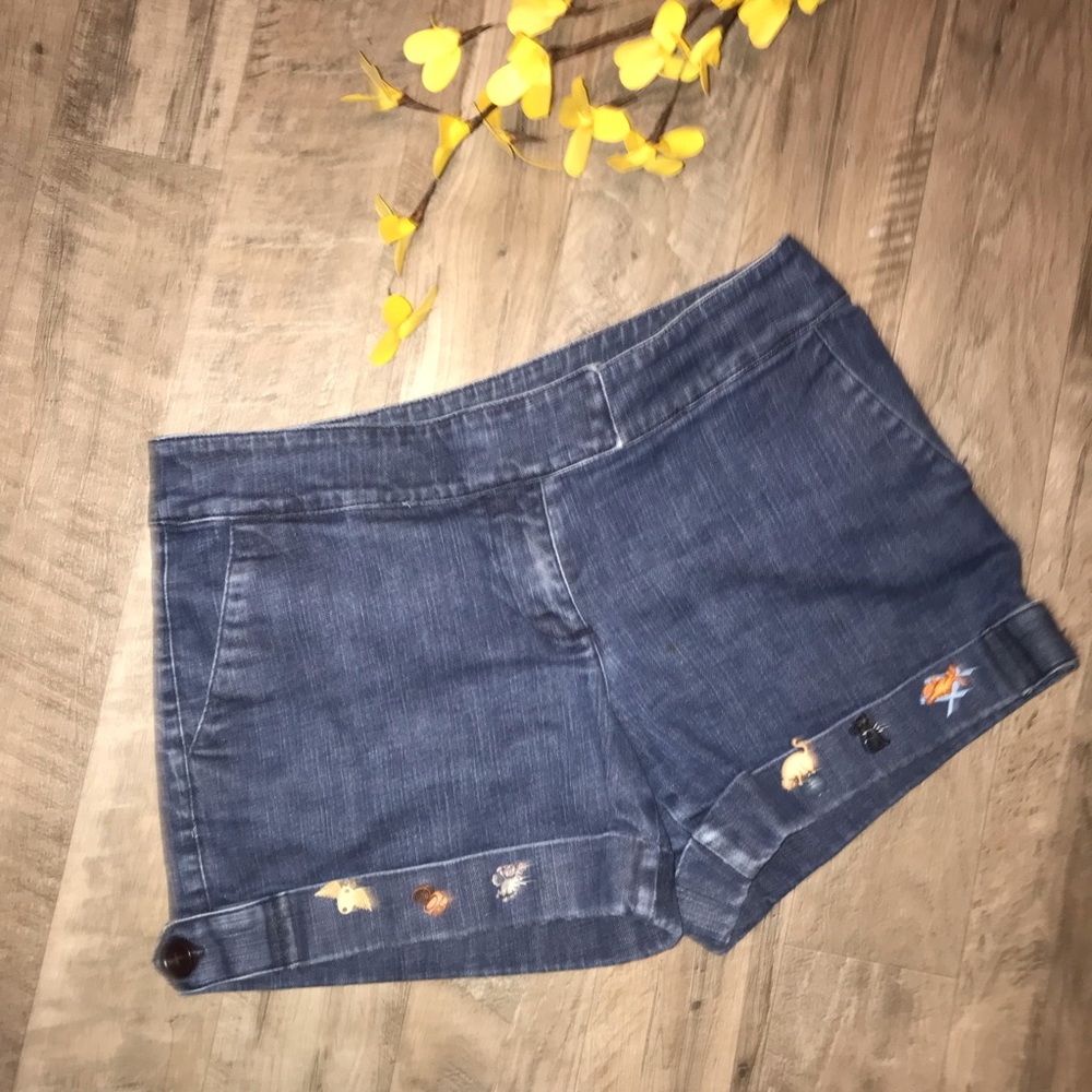 New York & Company - Denim Shorts (Cats)